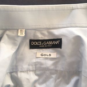 Dolce & Gabbana blue dress shirt